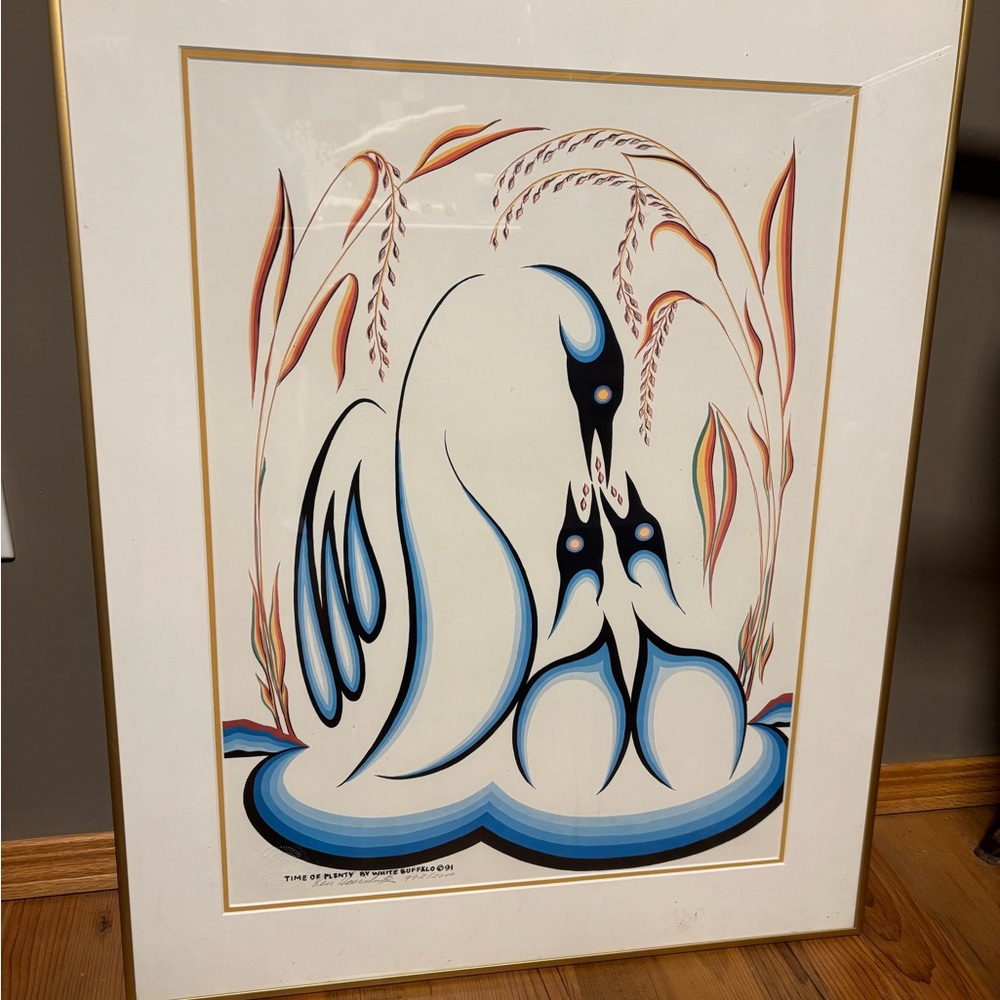 “Time of Plenty” by White Buffalo. Framed.